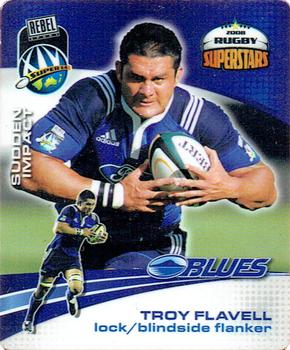 2008 Bluebird Foods Rugby Superstars #10 Troy Flavell Front